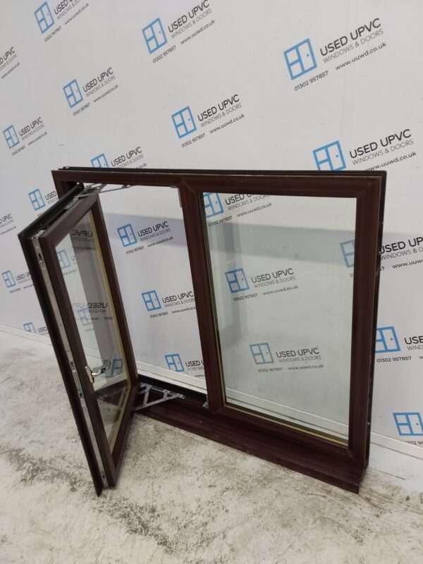 Used Woodgrain Upvc Window 1200mm x 1045mm C5010 - Image 3