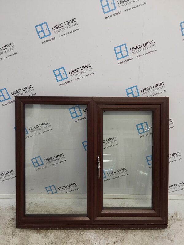 Used Woodgrain Upvc Window 1200mm x 1045mm C5010 - Image 4