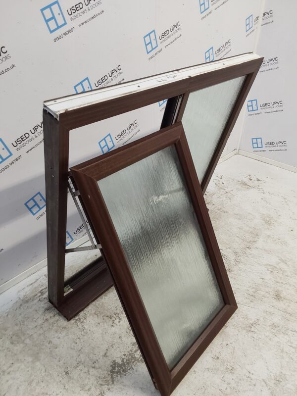 Used Woodgrain Upvc Window 1195mm x 1045mm (Reduce To 1025mm) C5053 - Image 3