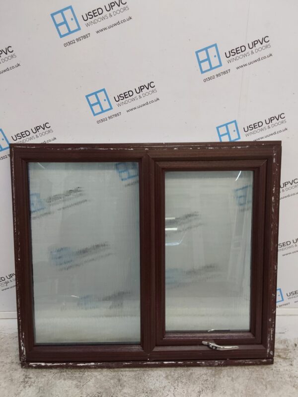 Used Woodgrain Upvc Window 1195mm x 1045mm (Reduce To 1025mm) C5053 - Image 4