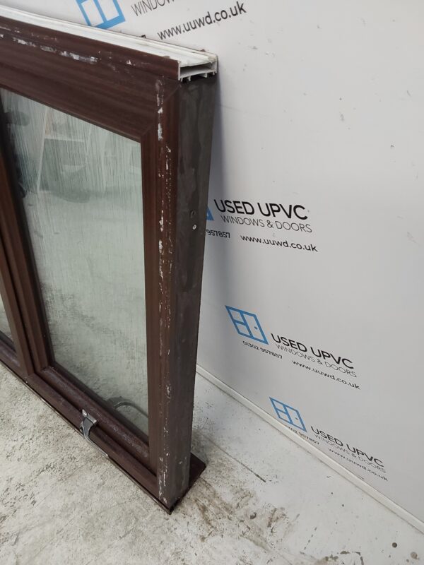 Used Woodgrain Upvc Window 1195mm x 1045mm (Reduce To 1025mm) C5053 - Image 9