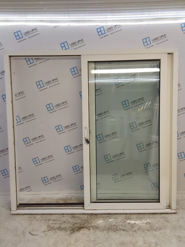 Used White Upvc Sliding Patio Door 2130mm x 2050mm EA10 - Image 3