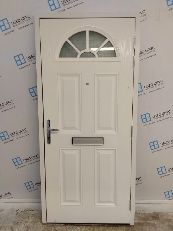 Used Black Composite Front Door 935mm x 2045mm 0660 - Image 2