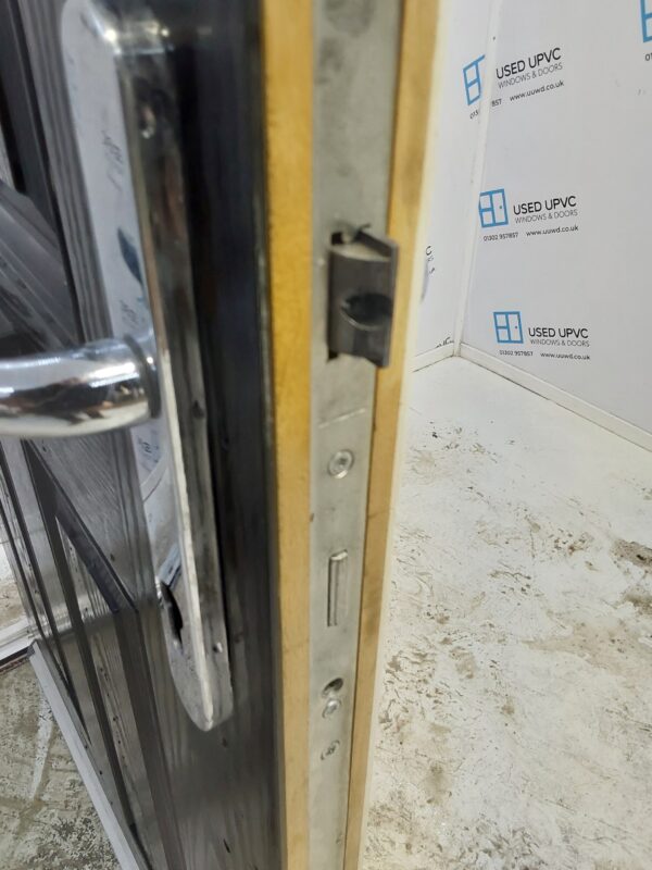 Used Black Composite Front Door 935mm x 2045mm 0660 - Image 8