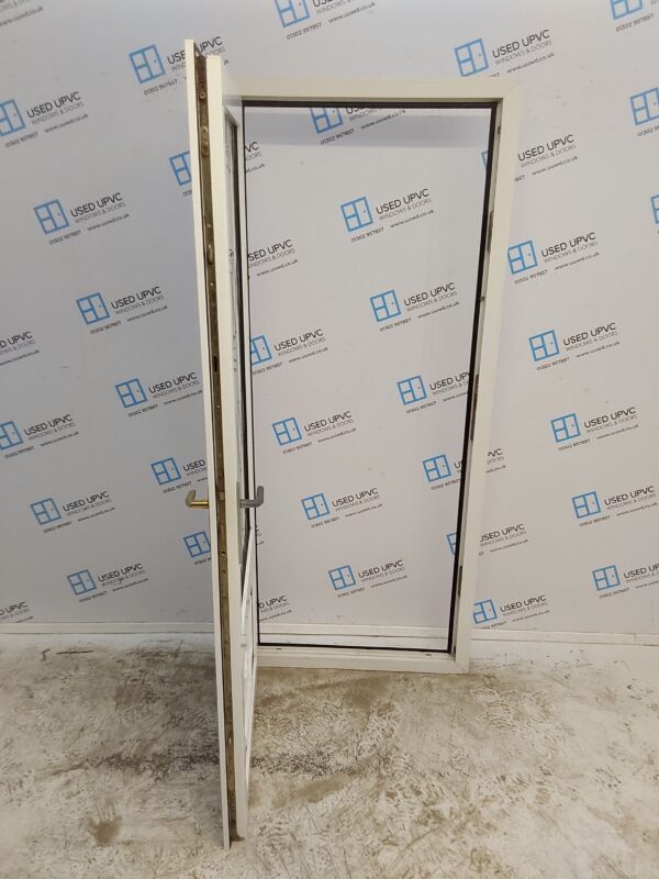 Used White Upvc Back Door 880mm x 2040mm 0481 - Image 3