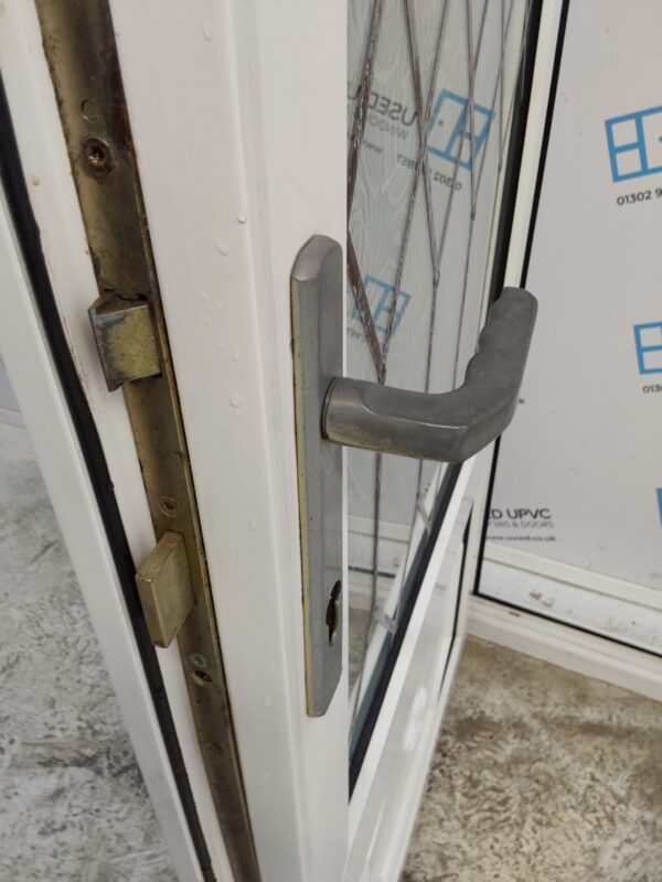 Used White Upvc Back Door 880mm x 2040mm 0481 - Image 8