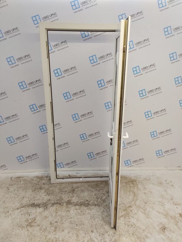 Used White Upvc Front Door 905mm x 2035mm 0332 - Image 3