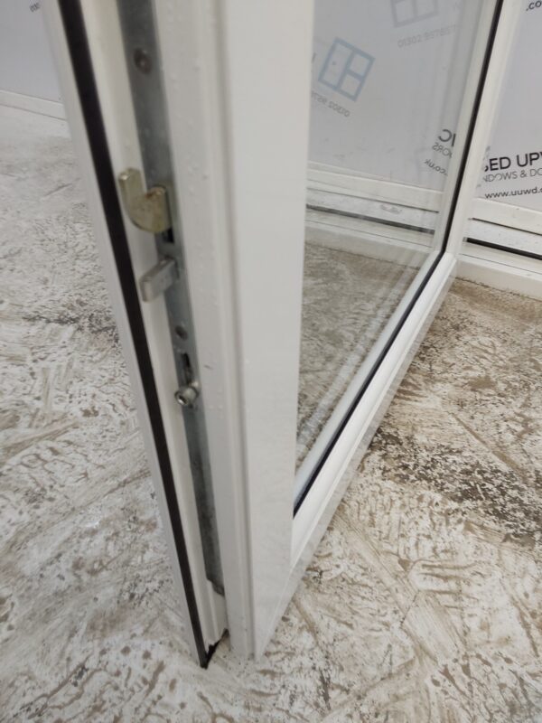 Used White Upvc French Doors 1625mm x 2100mm EA23 - Image 8