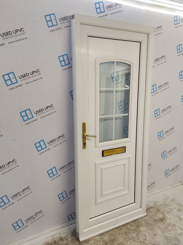 Used White Upvc Front Door 920mm x 2185mm 0183 - Image 4