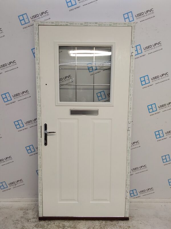 Brand New Black Composite Front Door 1000mm x 2095mm ND121 - Image 2