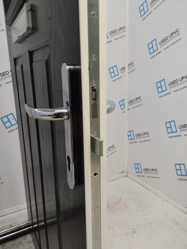 Brand New Black Composite Front Door 1000mm x 2095mm ND121 - Image 5