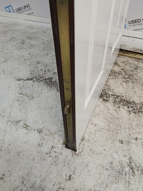 Used White Composite Back Door (Outwards Opening) 845mm x 2055mm C7D074 - Image 5