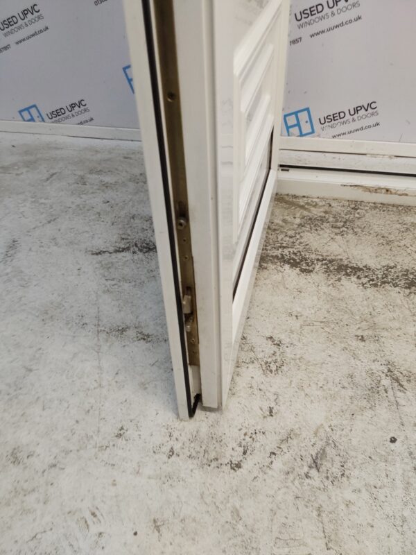 Used White Upvc Front Door 885mm x 2120mm C7D077 - Image 6