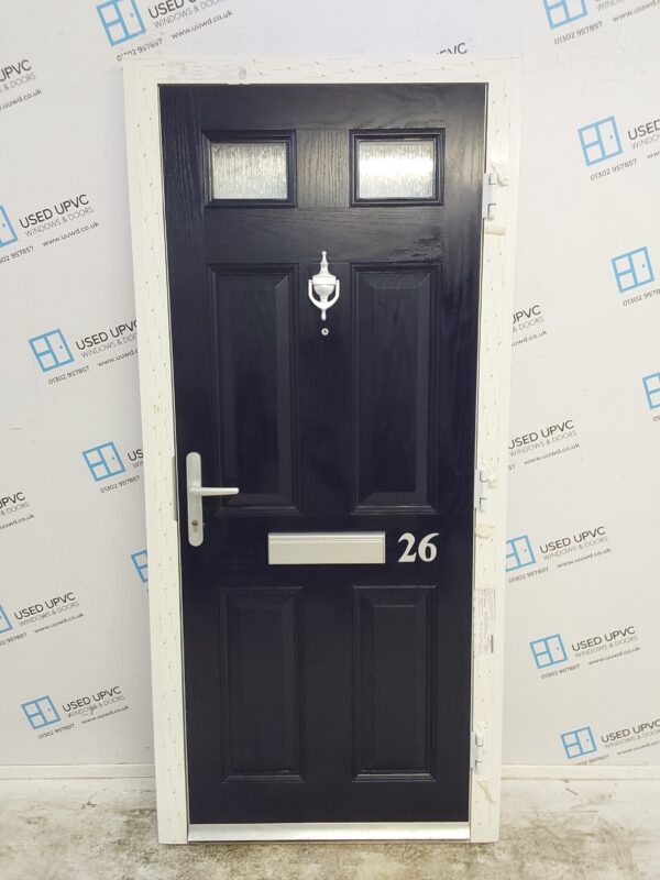 Brand New Dark Blue Composite Front Door (Outwards Opening) 930mm x 2030mm (Reduce To 880mm x 2020mm) ND60