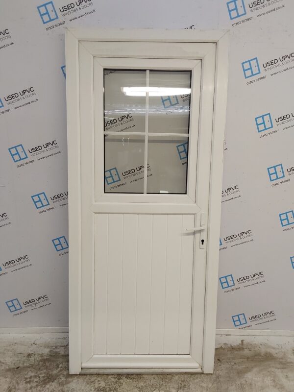 Used White Upvc Stable Door 900mm x 2045mm 0028