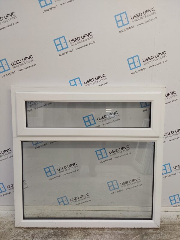 Used White Upvc Window 1220mm x 1185mm (reduce to 1170mm) C3W068