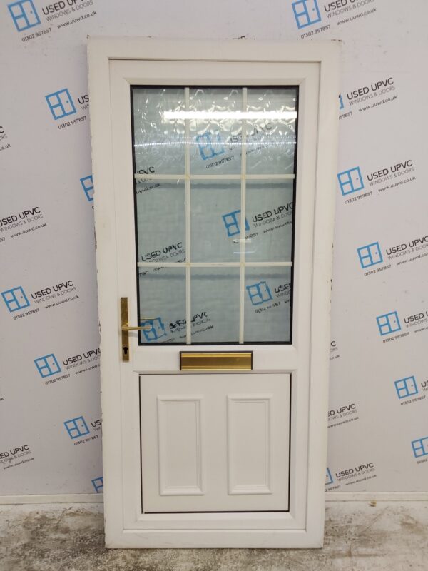 Used White Upvc Front Door 930mm x 2040mm 0525