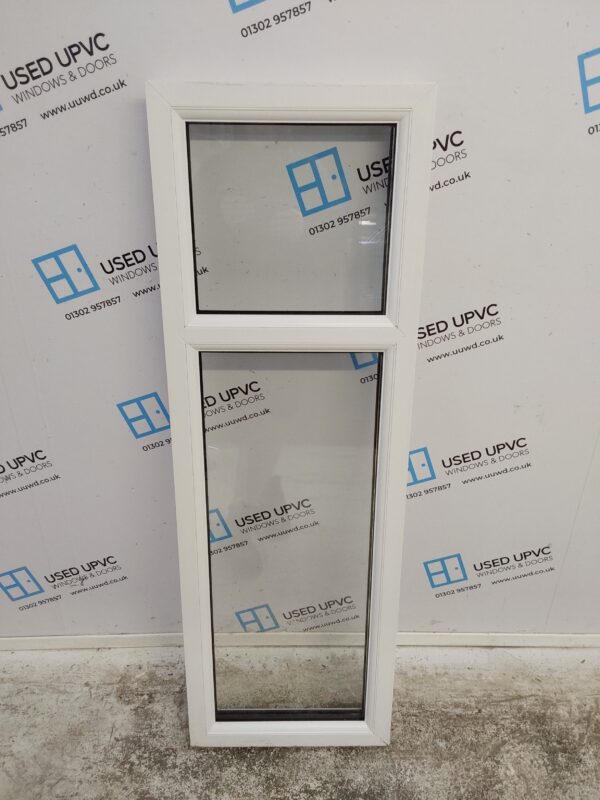 Used White Upvc Window 450mm x 1360mm C2126 - Image 2