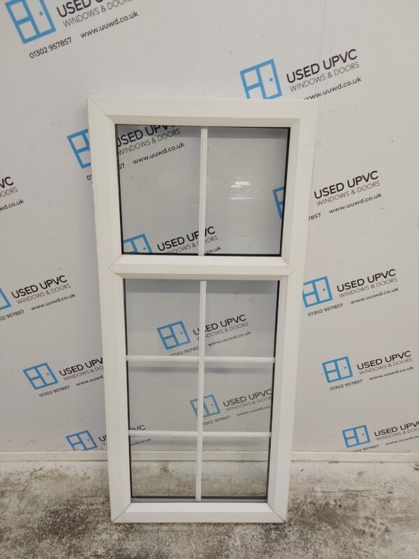 Used White Upvc Window 595mm x 1335mm C2B094