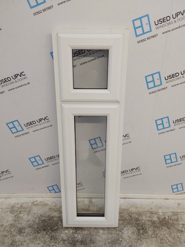 Used White Upvc Window 415mm x 1360mm C4W039