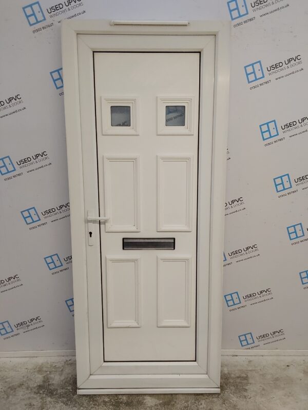 Used White Upvc Front Door 855mm x 2080mm 0403