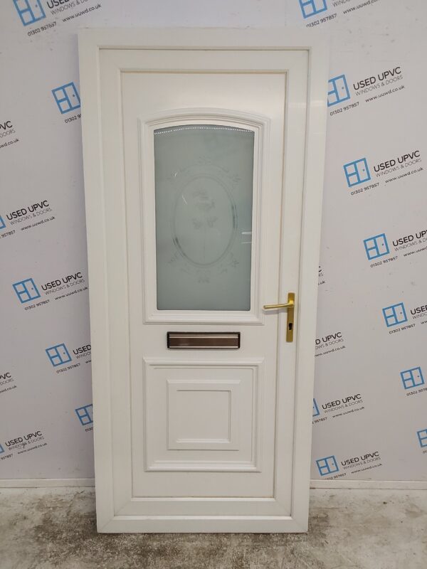 Used White Upvc Front Door 920mm x 2055mm C7D002