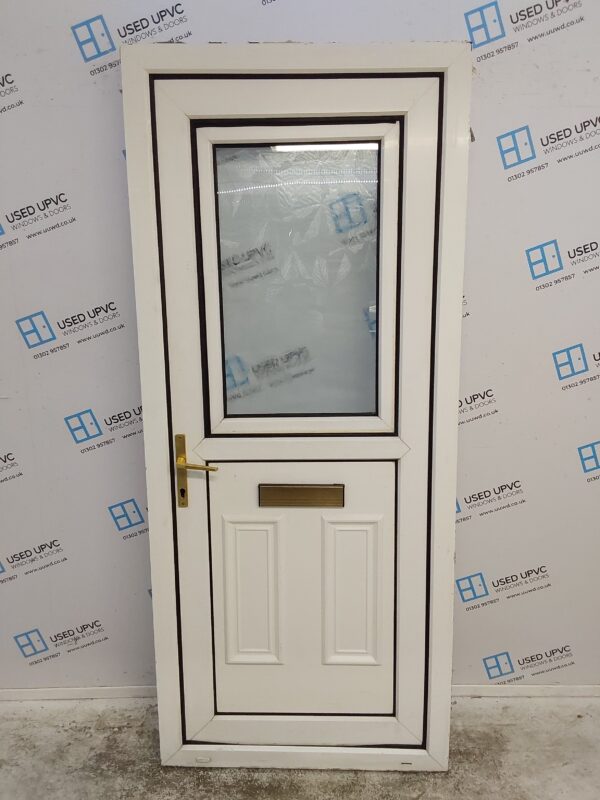 Used White Upvc Stable Door 890mm x 2080mm C7D045