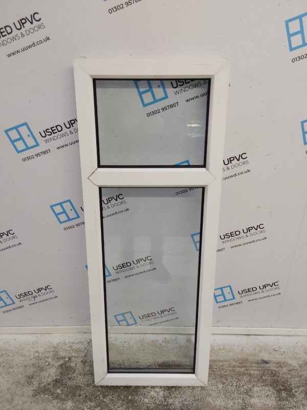 Used White Upvc Window 485mm x 1300mm C2158