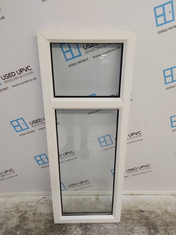 Used White Upvc Window 485mm x 1300mm C2158 - Image 2