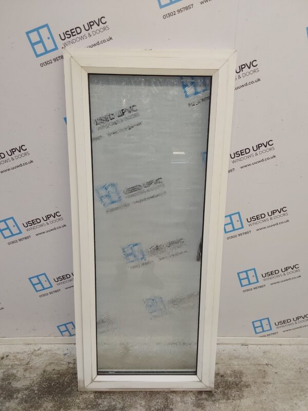 Used White Upvc Window 635mm x 1490mm W0298