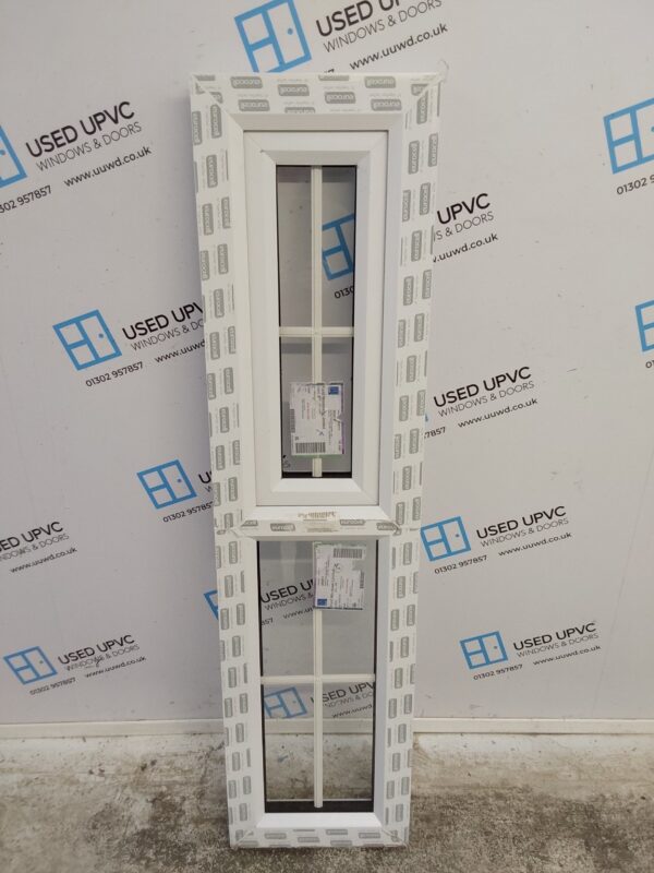 Brand New White Upvc Window 370mm x 1460mm C2042 - Image 2