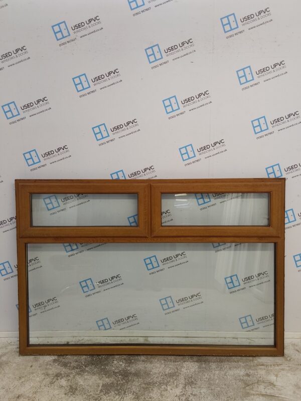 Used Oak Upvc Window 1790mm x 1190mm LW0057