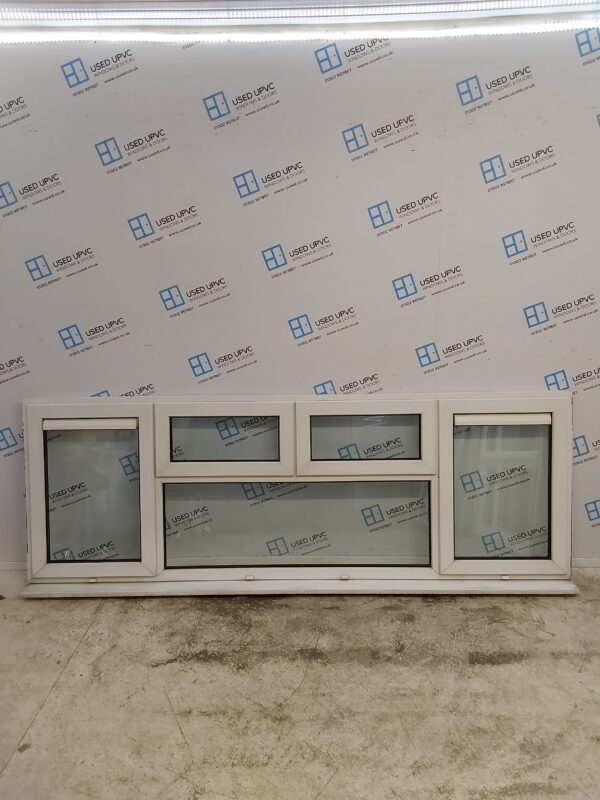 Used White Upvc Window 2495mm x 890mm C4A026