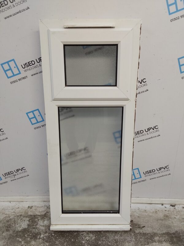 Used White Upvc Window 530mm x 1280mm W0545