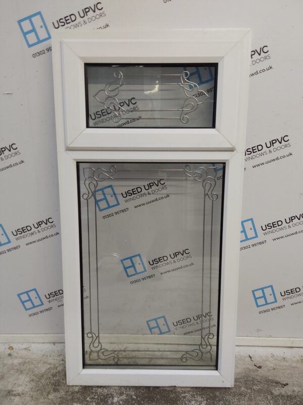 Used White Upvc Window 665mm x 1320mm W0474