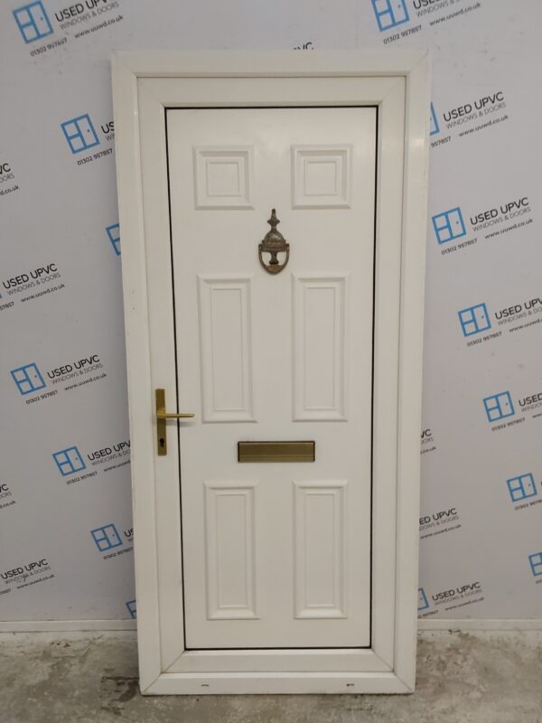 Used White Upvc Front Door 925mm x 2040mm 0606