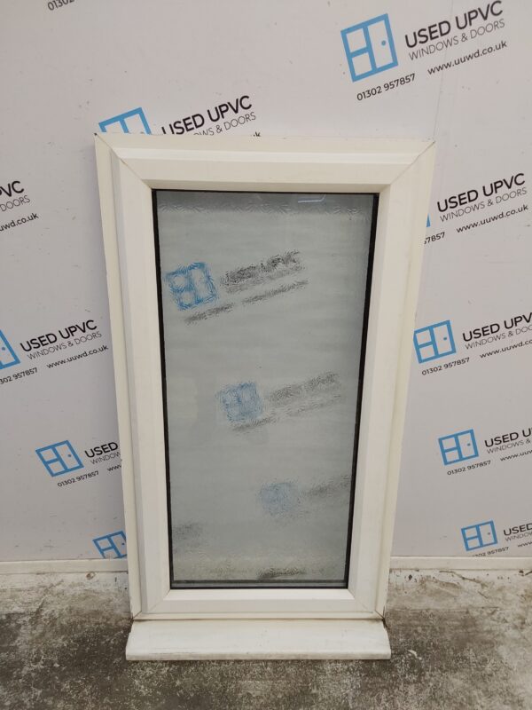 Used White Upvc Window 660mm x 1210mm W0026