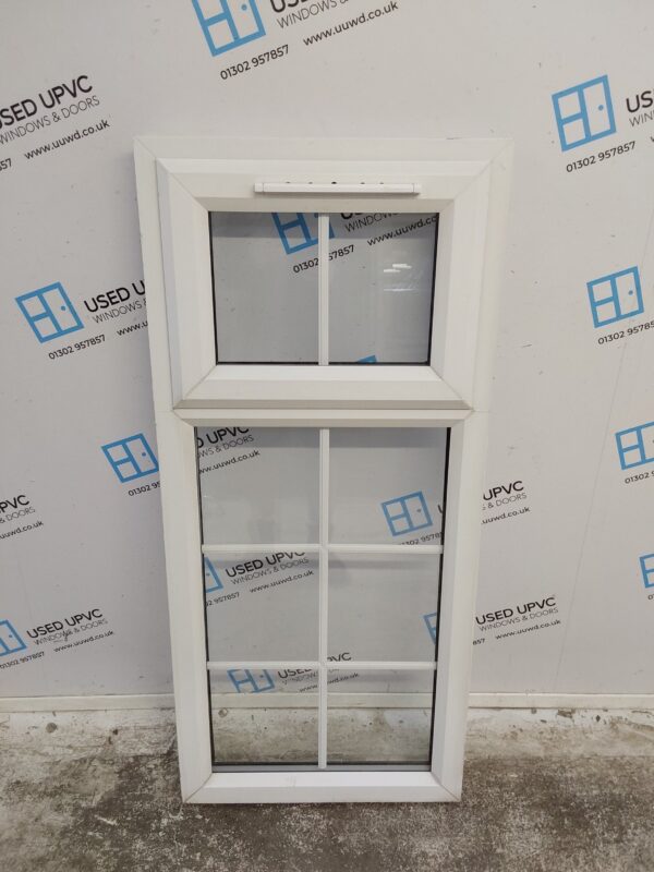 Used White Upvc Window 605mm x 1335mm C4B015