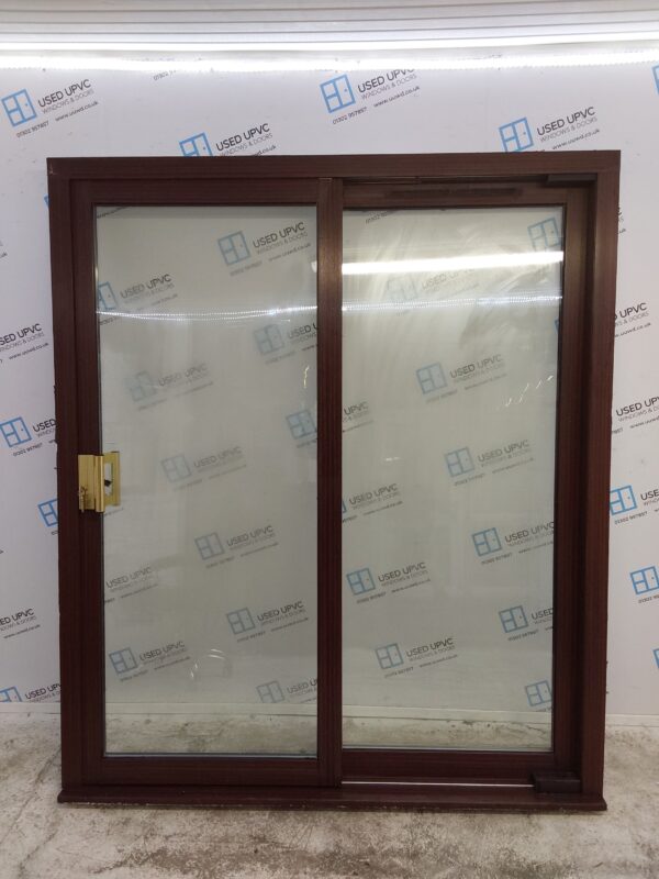 Used Woodgrain Upvc Sliding Patio Doors 1795mm x 2090mm EA13