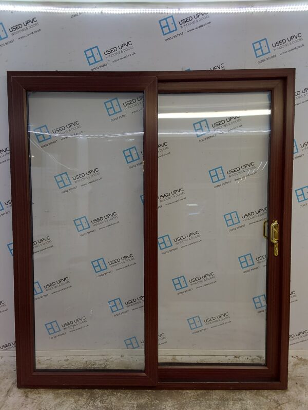 Used Woodgrain Upvc Sliding Patio Doors 1760mm x 2025mm EA9