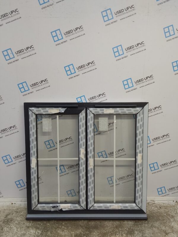 Brand New Anthracite Grey Upvc Window 1240mm x 1195mm C4A008