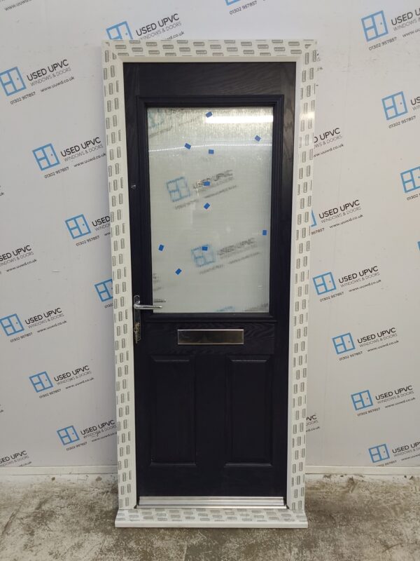 Brand New Dark Blue Composite Front Door 870mm x 2095mm C1ND37