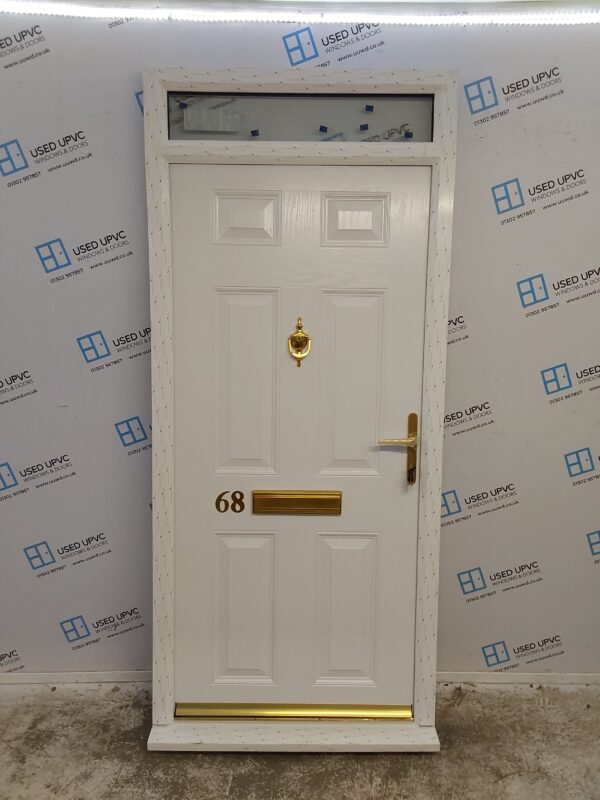 Brand New White Composite Front Door 975mm x 2195mm C1ND40