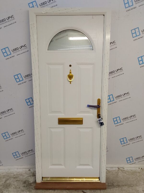 Brand New White Composite Front Door 885mm x 2095mm ND05