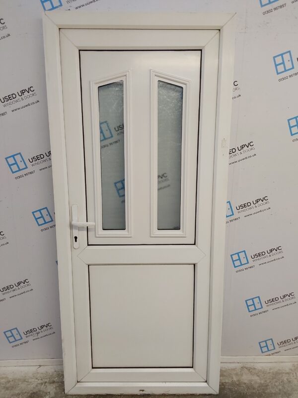 Used White Upvc Back Door 900mm x 2045mm C6071