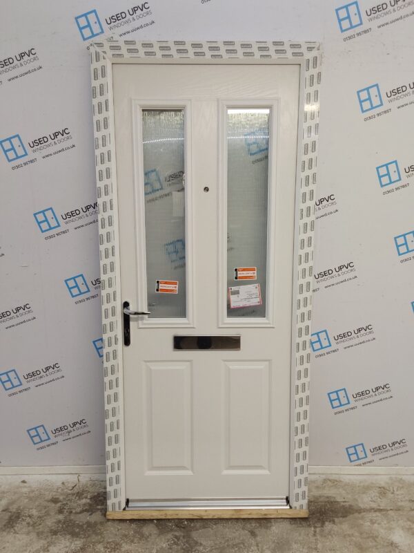 Brand New White Composite Front Door 920mm x 2030mm C1ND56