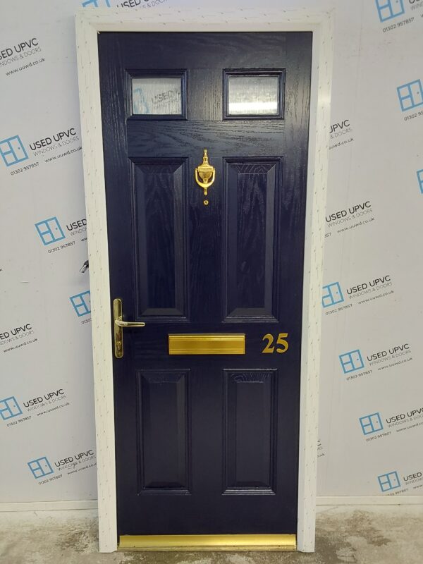 Brand New Blue Composite Front Door 900mm x 2115mm C1ND53