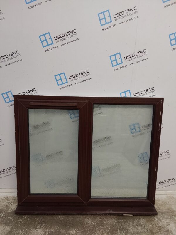 Used Woodgrain Upvc Window 1290mm x 1060mm C5032