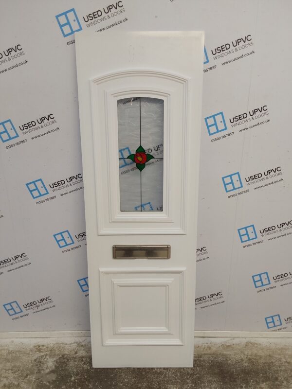 Used White Upvc Front Door Panel 581mm x 1778mm x 28mm UFDP0014