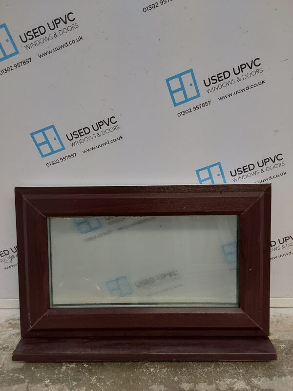 Used Rosewood Upvc Window 885mm x 570mm C4W070